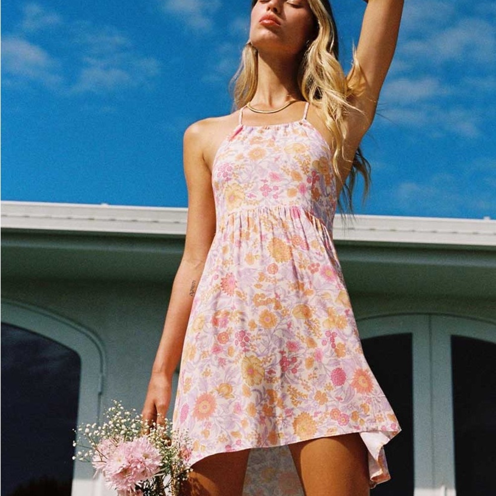 Arnhem Halter Floral Summer Dress